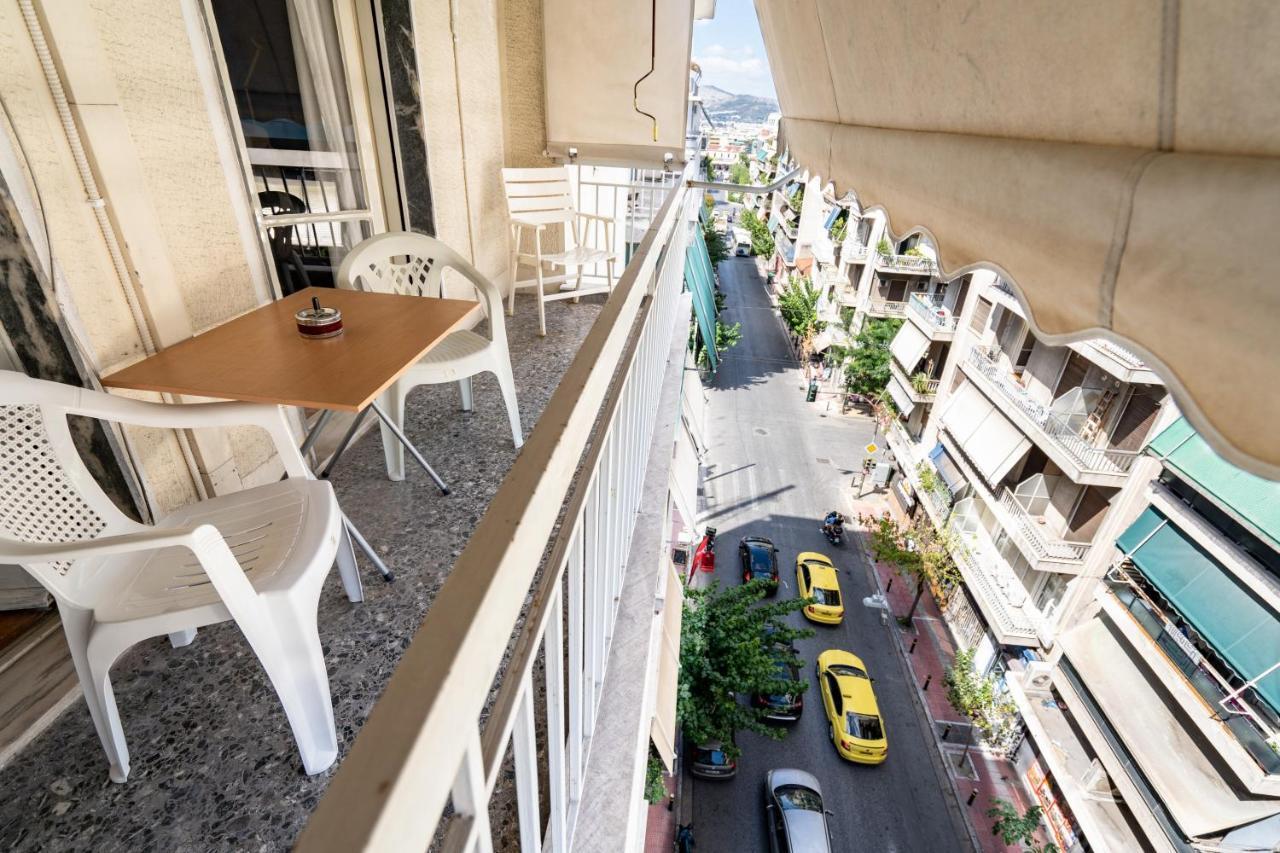 Larissa Station Metro St. 2 Bedrooms 3 Pers. Flat Атина Екстериор снимка